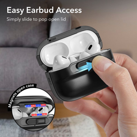 ESR ETUI CASE POKROWIEC DO APPLE AIRPODS PRO 1 2 MAGNETYCZNE HALOLOCK
