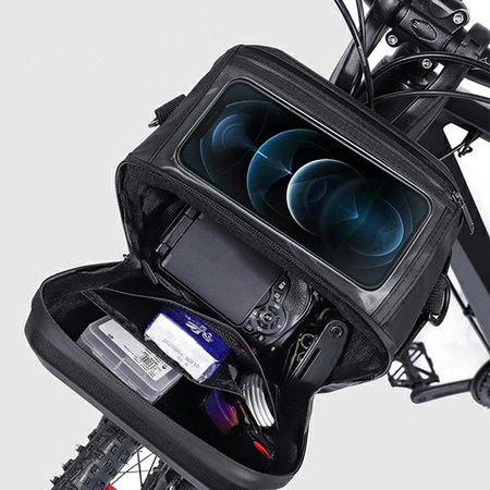WILDMAN SAKWA ROWEROWA GS9 3L DO KIEROWNICY ROWERU Z UCHWYTEM TELEFONICZNYM