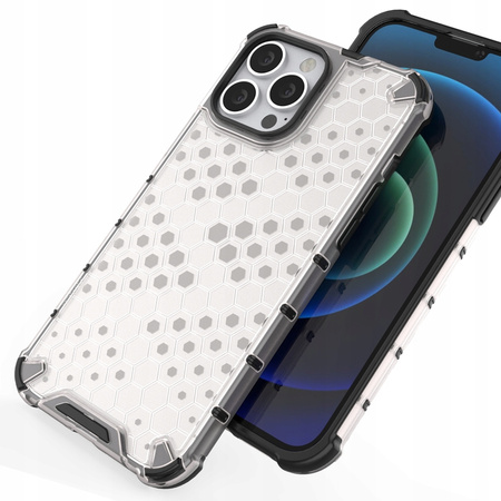 HURTEL ETUI PANCERNE Z ŻELOWĄ RAMKĄ DO IPHONE 13 PRO PRZEZROCZYSTE TRWAŁOŚĆ