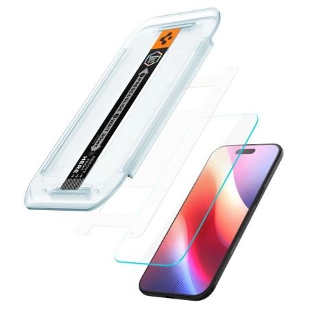 SPIGEN SZKŁO HARTOWANE GLAS.TR EZ FIT 2-PACK DO IPHONE 17 AIR OCHRONA