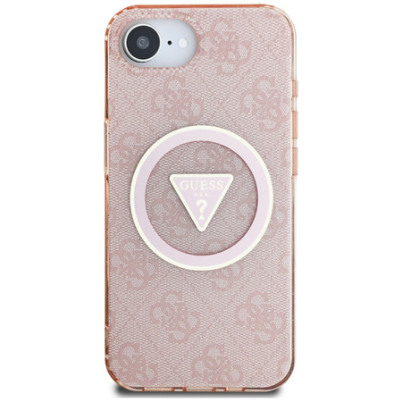 GUESS ETUI 4G CIRCLE TRIANGLE DO MAGSAFE DO IPHONE 16E ZABEZPIECZENIE I