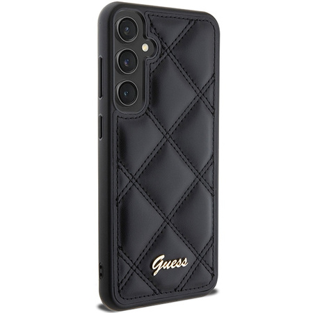 GUESS CASE HARDCASE DO SAMSUNG GALAXY S23 FE S711 QUILTED Z LOGO METALOWYM