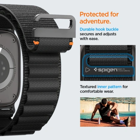 SPIGEN PASEK WBF1 DO APPLE WATCH 44 45 46 49 MM WYSOKA JAKOŚĆ I WYGODA