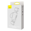 Baseus Lite Series adapter czytnik kart SD/TF USB Typ A/USB Typ C szary (WKQX060113)