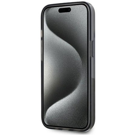 KARL LAGERFELD ETUI LIQUIDE GLITTER MONOGRAM GRADIENT DO IPHONE 15 OCHRONNE