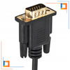 CO2 KABEL VGA - HDMI PRZEJŚCIÓWKA KONWERTER ADAPTER AUDIO FULL HD 60HZ 3M
