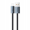 MCDODO KABEL USB-A LIGHTNING SZYBKIE ŁADOWANIE DO TELEFONU 3A LED CZARNY 1M