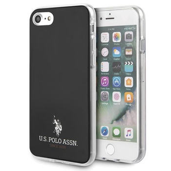 Etui U.S. Polo Assn. Shiny na iPhone 7 / 8 / SE 2020 / SE 2022 - czarne