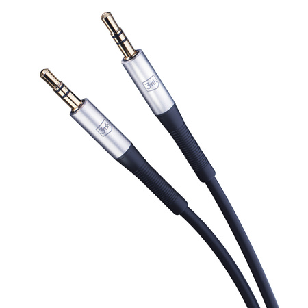 3MK KABEL AUX JACK 3,5 MM DO TELEFONÓW SAMSUNG XIAOMI WYSOKA JAKOŚĆ DŹWIĘKU