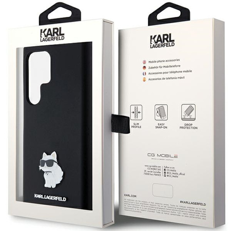 KARL LAGERFELD ETUI HARDCASE DO SAMSUNG S24 ULTRA S928 SILICONE CHOUPETTE