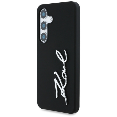 KARL LAGERFELD ETUI SILICONE METAL SIGNATURE LOGO DO SAMSUNG GALAXY S25