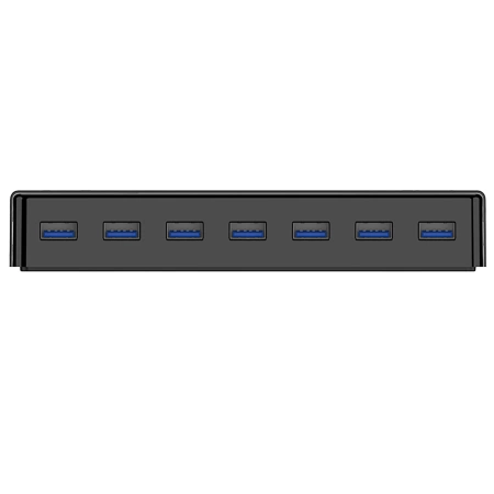 Hub Orico H7928-U3-V1 7x USB-A 3.0 - czarny