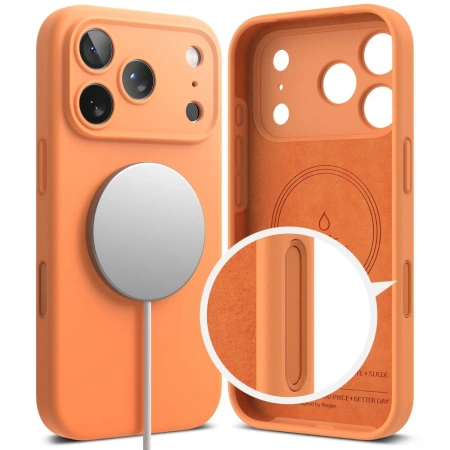 RINGKE ETUI SILICONE MAGNETIC DO IPHONE 17 PRO MAGSAFE OCHRONA EKRANU