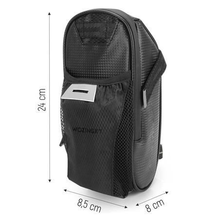 Wozinsky torba rowerowa pod siodełko 1,5 l czarny (WBB20BK)