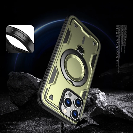 HURTEL ETUI HYBRID ARMOR TRENDY Z DO MAGSAFE DO IPHONE 16 PRO MAX PANCERNA