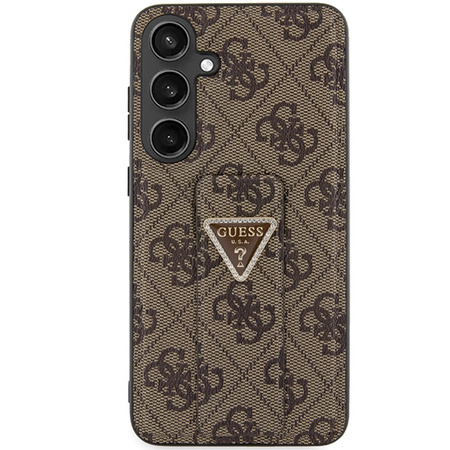 GUESS ETUI DO SAMSUNG S24 S921 HARDCASE Z GRIP STAND 4G TRIANGLE STRASS