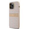 DKNY ETUI HARDCASE DO IPHONE 14 PRO LEATHER MONO STRIPE Z CHRONIĄCĄ POWŁOKĄ