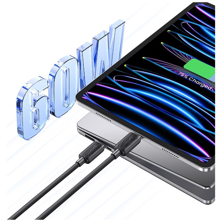 USAMS KABEL KY SERIES 60W USB-C DO USB-C DO TELEFONU LAPTOPA 1M SZYBKIE