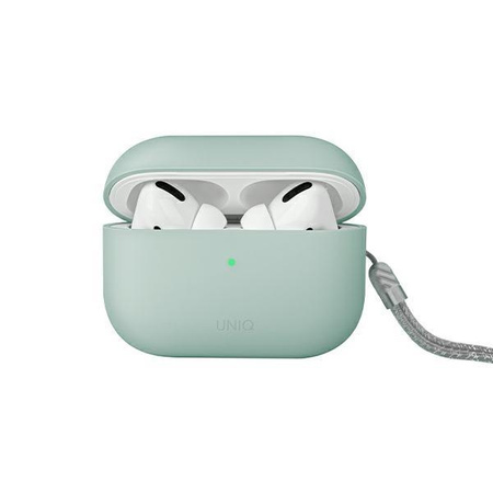 UNIQ etui Lino AirPods Pro 2 gen Silicone miętowy/mint green