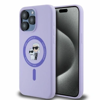 KARL LAGERFELD ETUI HARDCASE SILICONE KARL CHOUPETTE HEADS RING DO MAGSAFE