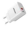 MOONX ładowarka sieciowa MC04 PD 20W 1xUSB-C + 1xUSB QC3.0 + kabel USB-C - Lightning Biały
