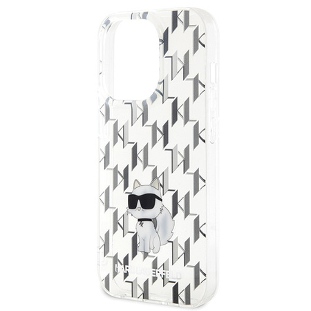 KARL LAGERFELD ETUI CASE DO IPHONE 15 PRO 6,1 HARDCASE MONOGRAM CHOUPETTE