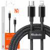 MCDODO ŁADOWARKA KABEL USB-C LIGHTNING DO IPHONE 11 12 13 14 PRO 2M CZARNY