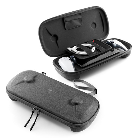 SPIGEN KLASDEN POUCH SONY PLAYSTATION PORTAL REMOTE CHARCOAL GREY