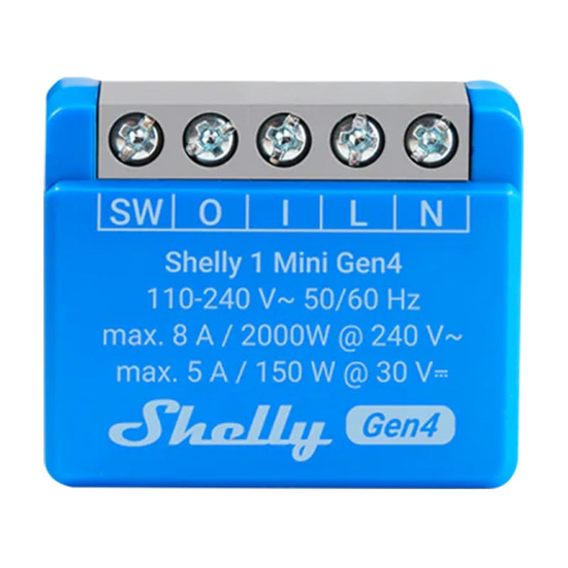 SHELLY 1 MINI GEN4 ZIGBEE MATTER DO SYSTEMÓW SMART HOME ZDALNE ...
