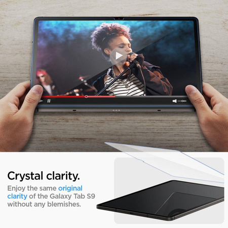 SZKŁO HARTOWANE SPIGEN GLAS.TR ”EZ FIT” GALAXY TAB S9 11.0 X710 / X716B CLEAR