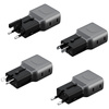 Ładowarka sieciowa Energea TravelGo      Adapter 45 2xUSB-C 45W grafitowo-czarny