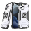 Wozinsky Ring Armor pancerne hybrydowe etui pokrowiec + magnetyczny uchwyt Samsung Galaxy A72 4G srebrny