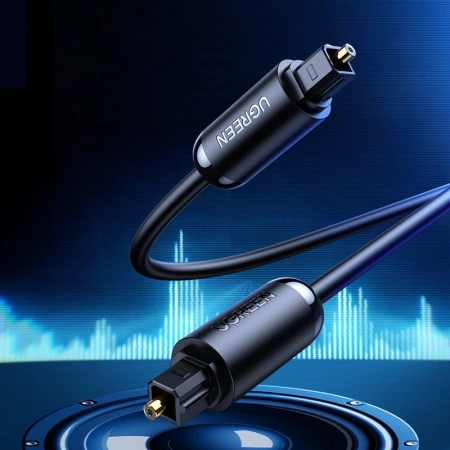 UGREEN KABEL AUDIO OPTYCZNY TOSLINK SPDIF 1.5M DO SYSTEMU AUDIO KINO DOMOWE