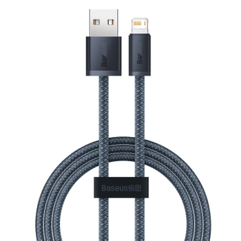Baseus kabel do iPhone USB - Lightning 1m, 2,4A szary (CALD000416)