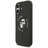 Etui Karl Lagerfeld Silicone             Karl&Choupette Ring MagSafe do iPhone 17 czarny