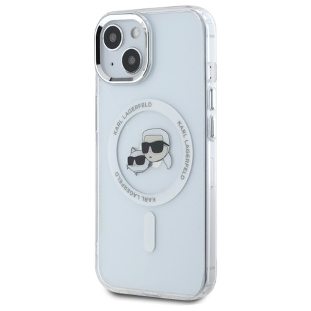 KARL LAGERFELD ETUI DO IPHONE 15 6.1 KARL&CHOUPETTE IML METAL Z DO MAGSAFE