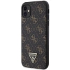 Etui Guess 4G Triangle Metal Logo na iPhone 11 / XR - czarne