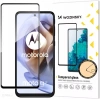 WOZINSKY SZKŁO HARTOWANE FULL GLUE DO MOTOROLA MOTO G51 9H NA EKRAN Z RAMKĄ