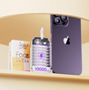 Joyroom powerbank 10000mAh Colorful Series 22.5W z 2 wbudowanymi kablami USB C i Lightning biały (JR-L012)