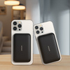 Joyroom powerbank 10000mAh 20W Power Delivery Quick Charge magnetyczna ładowarka bezprzewodowa Qi 15W do iPhone kompatybilna z MagSafe czarny (JR-W020 black)