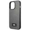 KARL LAGERFELD KLHCP13LSFMP2DG ETUI DO IPHONE 13 6,1 SAFFIANO PLAQUE Z LOGO