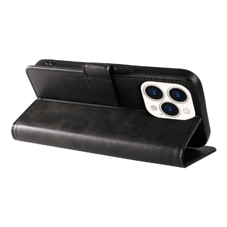 HURTEL ETUI CASE DO IPHONE 16 PRO SKÓRZANE MAGNETYCZNE ZAMKNIĘCIE PROTEKCJA