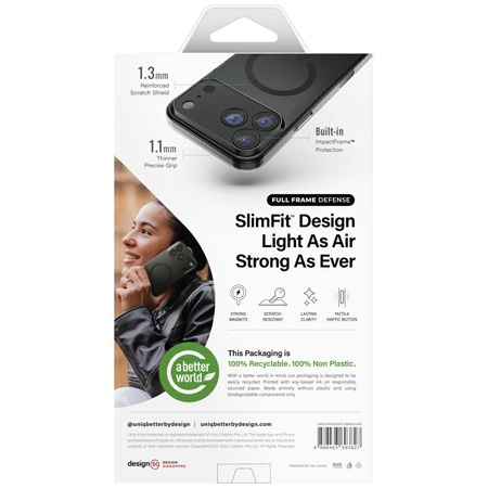 Etui UNIQ Airsuit do iPhone Air Magclick Charging przeźroczysty