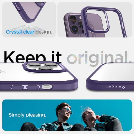 SPIGEN ULTRA HYBRID IPHONE 14 PRO DEEP PURPLE