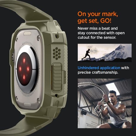 SPIGEN RUGGED ARMOR ”PRO” APPLE WATCH ULTRA (49 MM) VINTAGE KHAKI