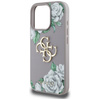 GUESS ETUI CASE 4G LOGO DO IPHONE 16 PRO GRAINED ROSES DOPASOWANIE I DESIGN