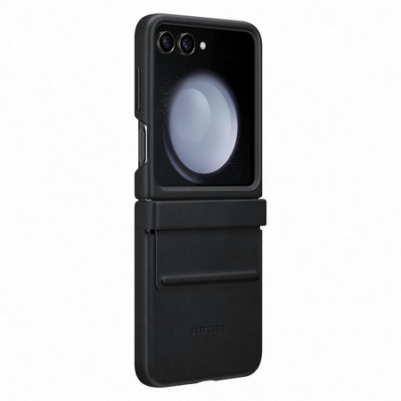 Etui z ekoskóry do Samsung Galaxy Z Flip 5 - czarne