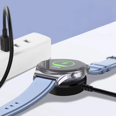 TECH-PROTECT MC03 ULTRABOOST MAGNETIC CHARGING USB CABLE 100CM SAMSUNG GALAXY WATCH BLACK