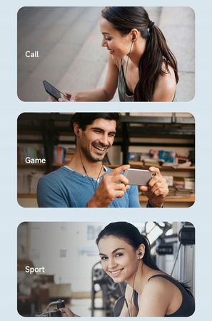 MCDODO SŁUCHAWKI PRZEWODOWE DOKANAŁOWE Z MIKROFONEM DO LIGHTNING IPHONE 14