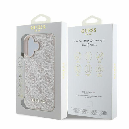 GUESS ETUI HARD CASE DO IPHONE 16 6.1 4G CLASSIC OCHRONA PRZECIW ZDERZENIOM
